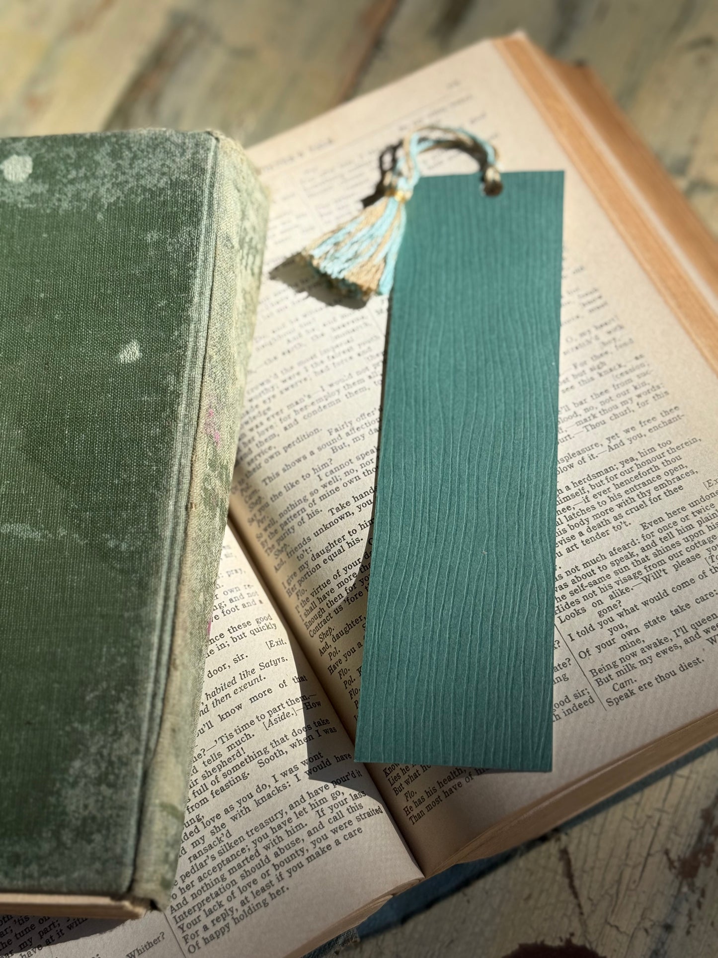 Hand-Painted Watercolor Bookmark, 3 Little Dragonflies