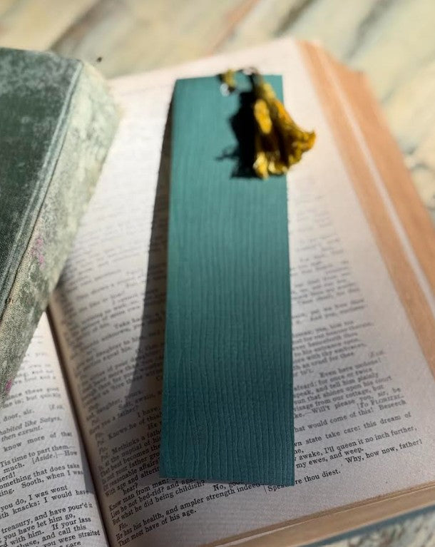 Hand-Painted Watercolor Bookmark, Lemon Tree